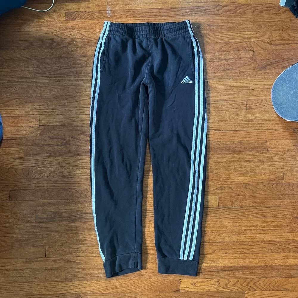 black adidas sweatpants/joggers (boys xl)